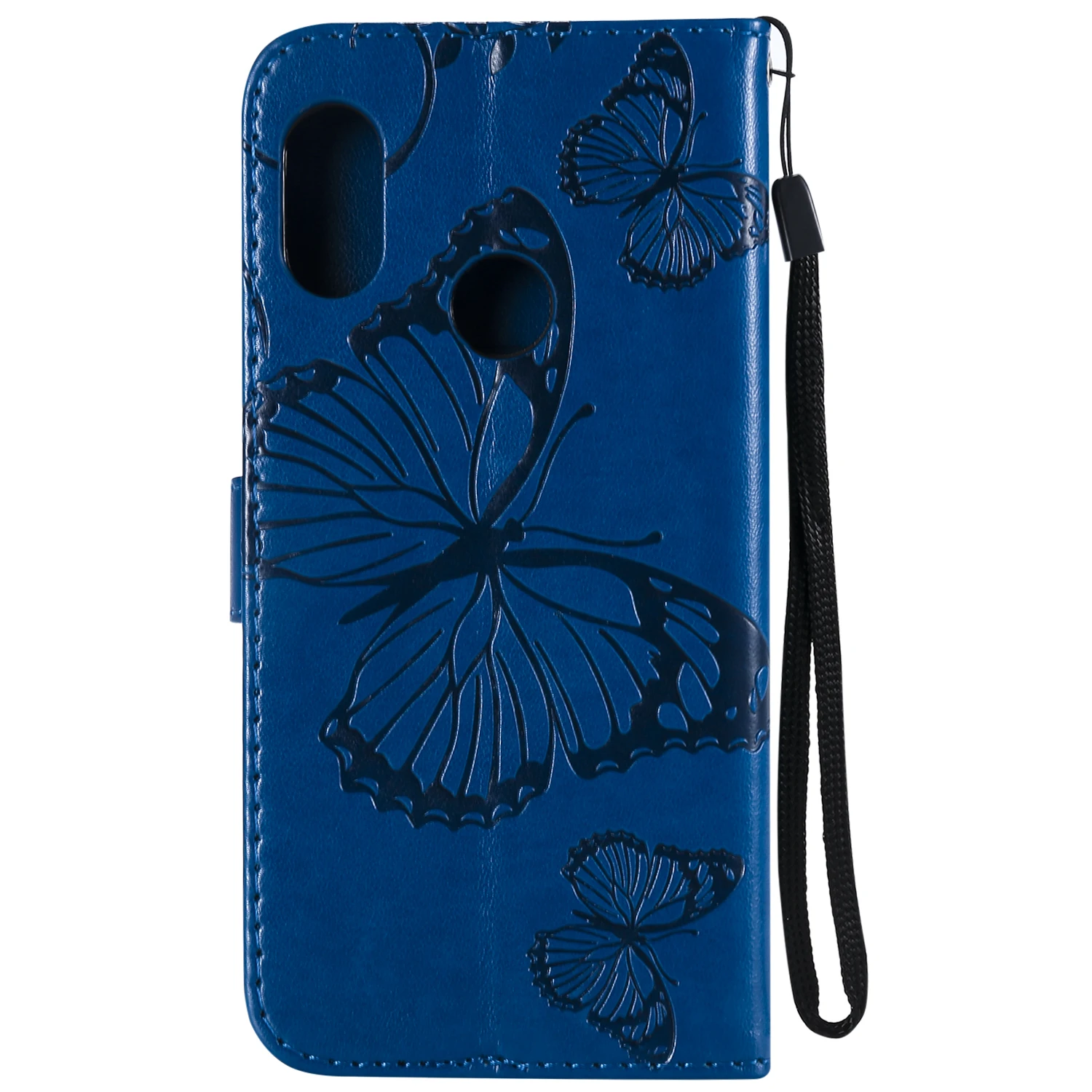 Бабочка Тиснением Бумажник чехол для Xiaomi Redmi 6 Pro кожаный на застежке M1805D1SE M1805D1ST