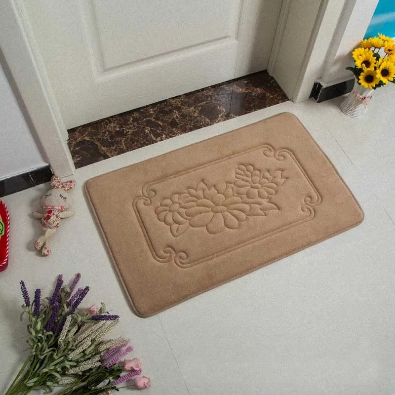 Нескользящий Впитывающий Коврик для кухни и ванной мягкий коврик из пены с