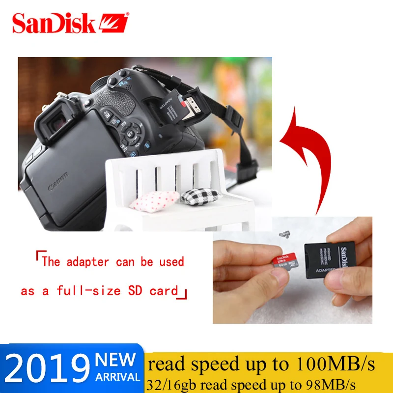 SanDisk карта памяти micro sd класс 10 16 ГБ 32 64 128 ГБ|Карты памяти| |