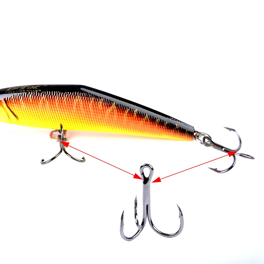 Fishing Hooks High Steel Carbon Material Treble Hook Round Folded Saltwater Bass 3/0# -1/0#10pcs 1#-2#15pcs Tackle Tools | Спорт и