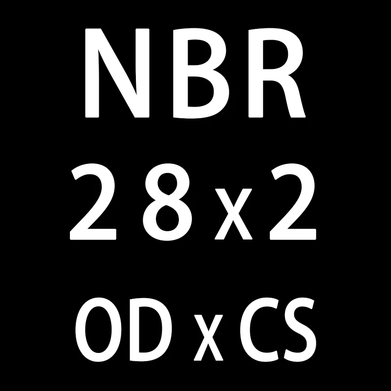 20 шт./лот резиновым кольцом черный NBR уплотнения-хомут с круглым воротником для мальчиков и девочек 2 мм Толщина OD21/22/23/24/25/26/27/28/29/30*2 мм кольцевое уплотнение прокладки масло шайба - Цвет: OD28mm