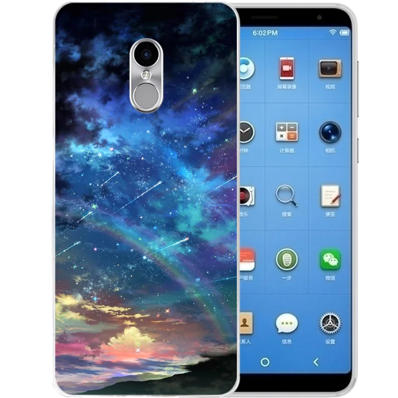 Красивый мультфильм телефон чехол для Конка s5 звездное небо узор Мягкая