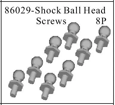 Φ 86029 Shock запчасть для HSP * 8P 1/16 го радиоуправляемого автомобиля багги 94186 /94187|ball head