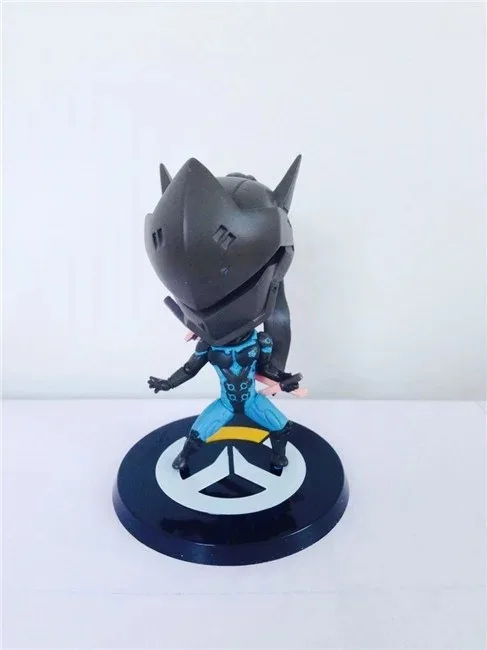 Фигурка персонажа Genji OW 10 см модель из ПВХ кукла для просмотра часов Коллекция игр