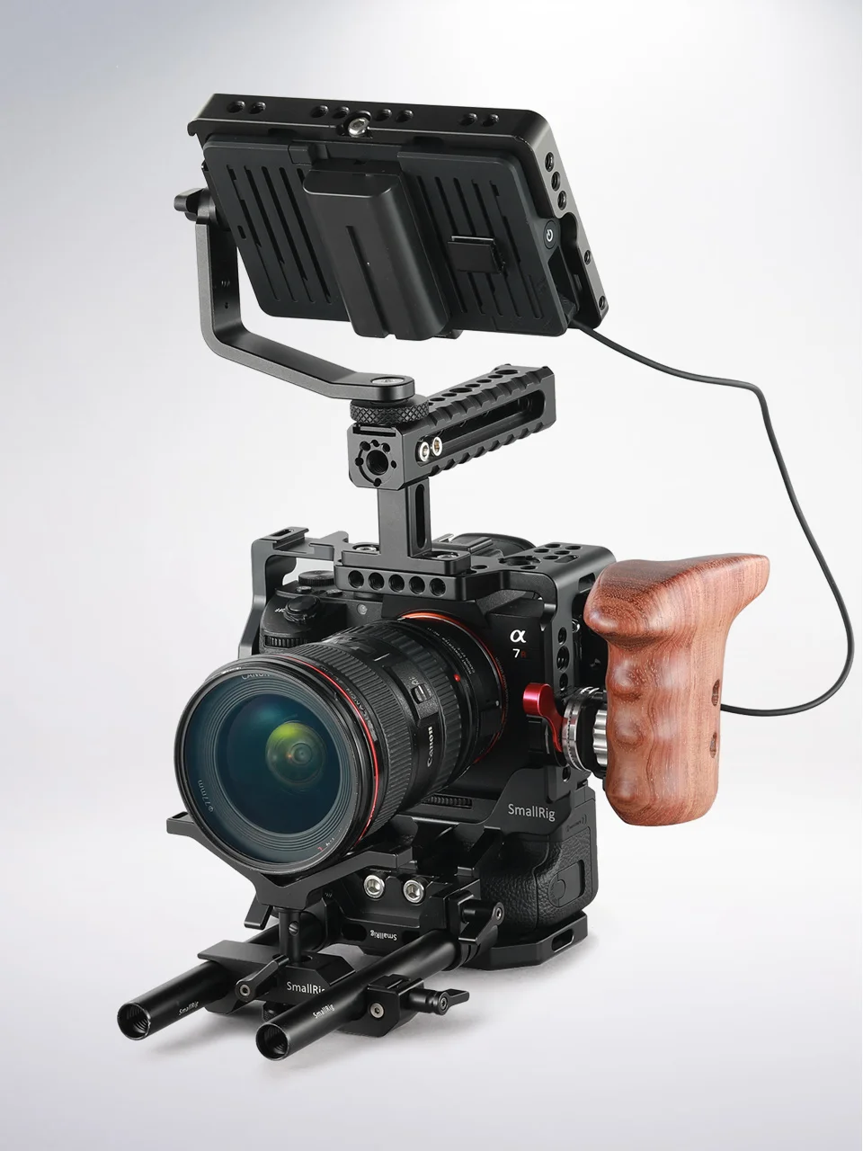SmallRig A7RIII A7III A7M3 Защитная клетка для Dslr камеры для sony A7RIII A7III A7M3 с VG-C3EM вертикальной рукояткой батарейного отсека-2176