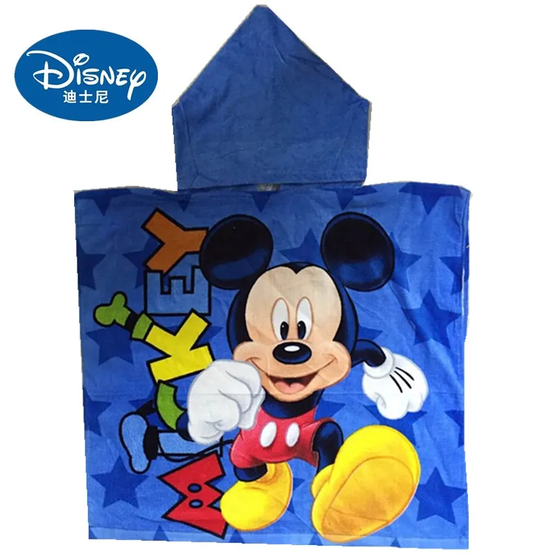 Детское хлопковое банное полотенце Disney мультяшное пляжное принцессы Софии Эльзы