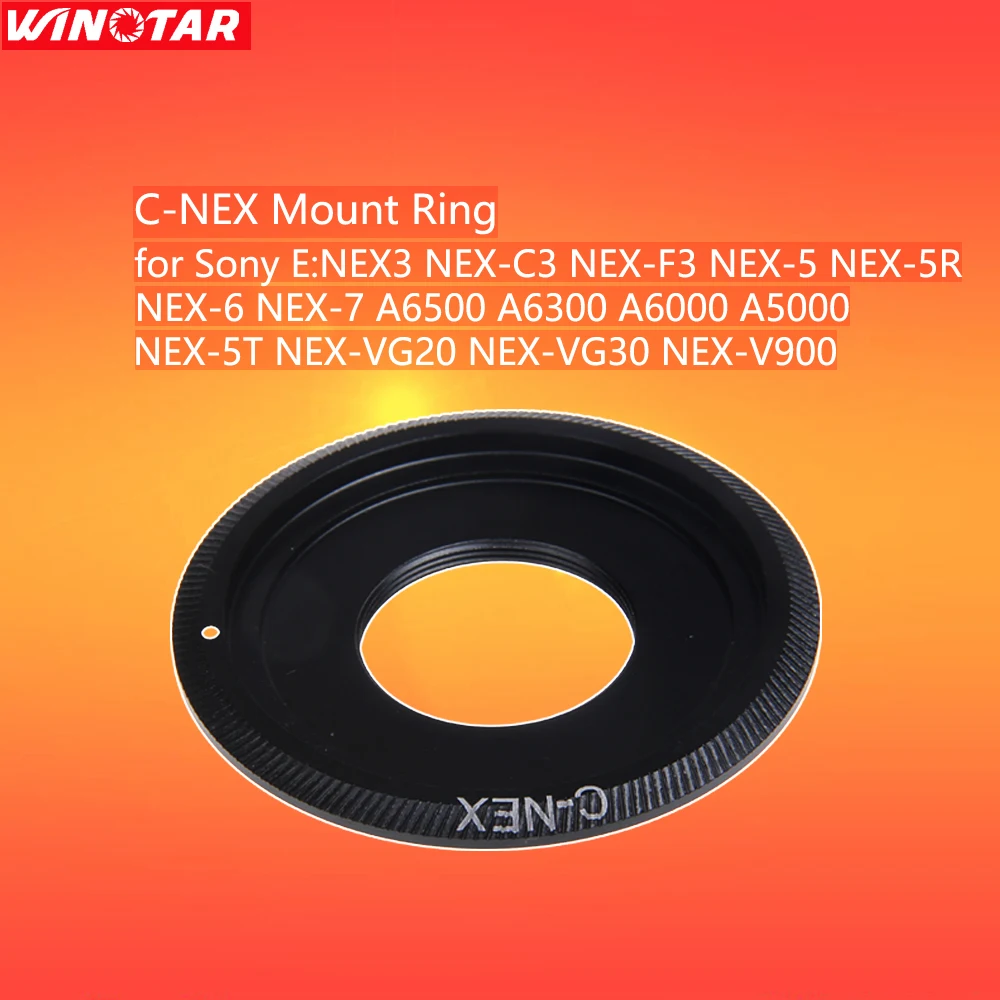 2 шт. C NEX крепление объектива переходное кольцо для SONY E NEX3 NEX5 NEX6 NEX7 A6500 A6300 A6000