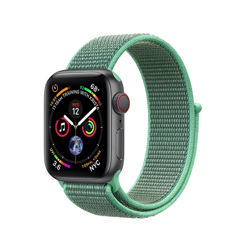 42 мм 38 для Apple watch группу Корреа 4 44 40 спортивные петли ремешки нейлоновый ремешок