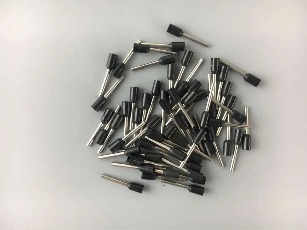100 шт. E6018 10 AWG 6.0mm2 провода обжимной изоляцией наконечник кабеля|Терминалы| |