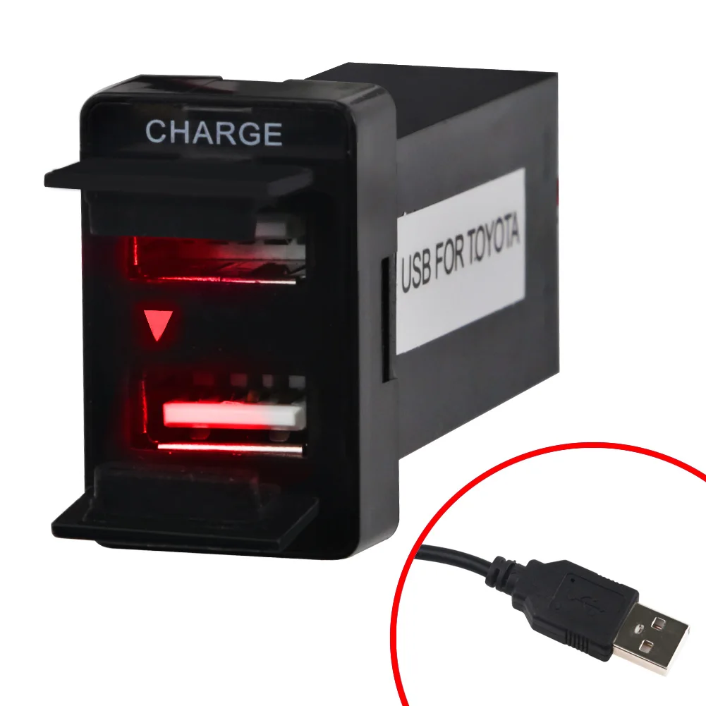 Herorider для Toyota USB зарядное устройство адаптер Порт Кабель Интерфейс Аудио разъем