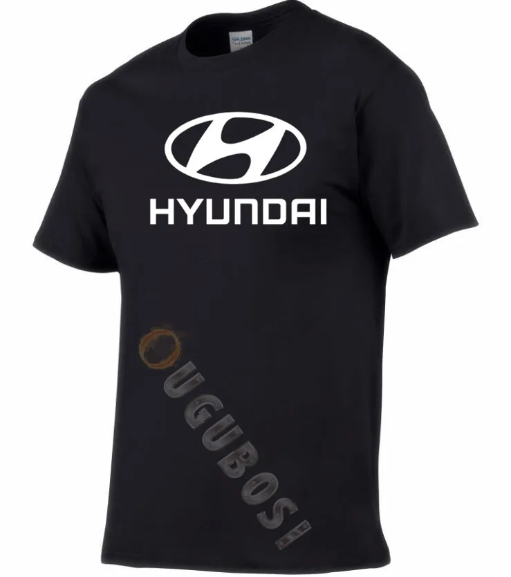 Hyundai футболка с вышивкой авто автомобиль LogoTee подарок Мужская одежда |
