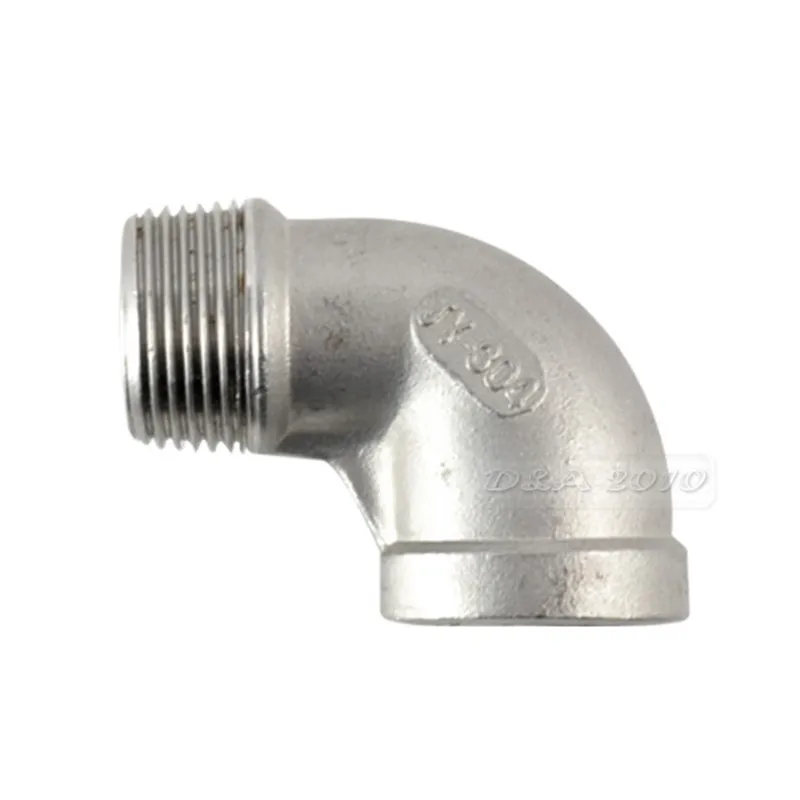 Megaron BSPT 3/4 &quotDN20 нержавеющая сталь SS304 Женский-Мужской топлива Уличные Локоть