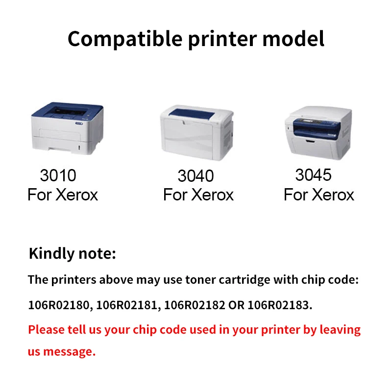 HWDID 2 пакета 3010 3040 3045 тонер-картридж совместимый для XEROX Phaser WorkCenter принтер 106R02182