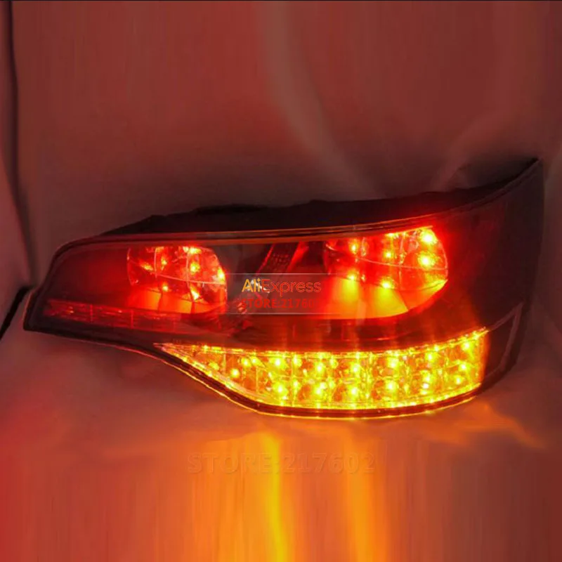 SONAR бренд для Audi Q7 светодиодный задний фонарь в сборе подходит 2006-2009 года черный