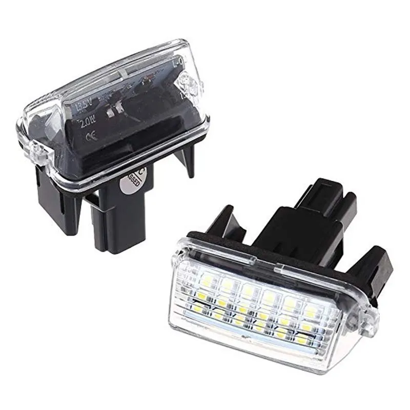 2 шт. автомобиля номерной знак света безошибочное действие номер 12V светодиодный