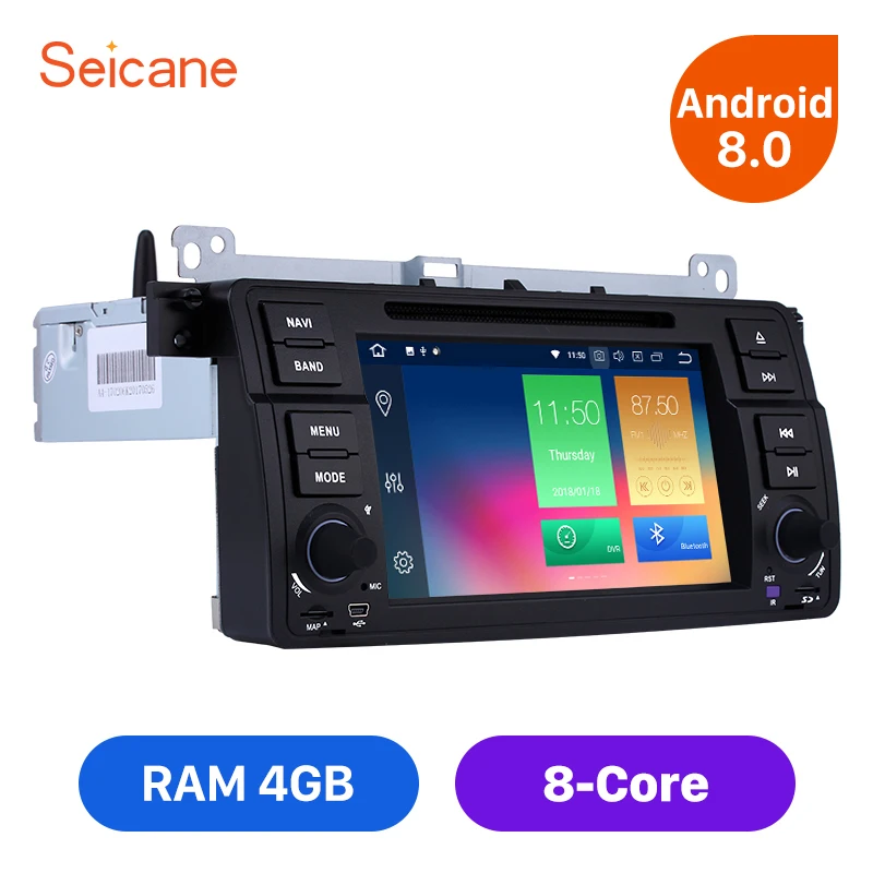 Seicane Android 8 0 7 дюймов 1Din автомобиля радио gps мультимедийный плеер для Rover 75 мг ZT MG7 M3