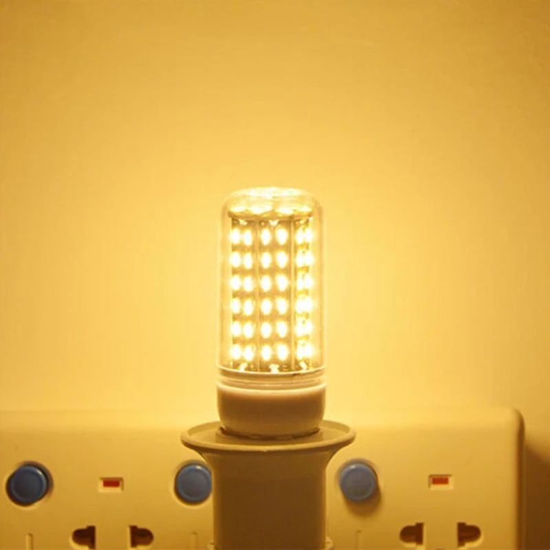YouOKLight E27 E14 5 Вт 7 9 12 15 светодиодные лампы CRI&gt 80 SMD 4014 лампочки кукурузы без мерцания