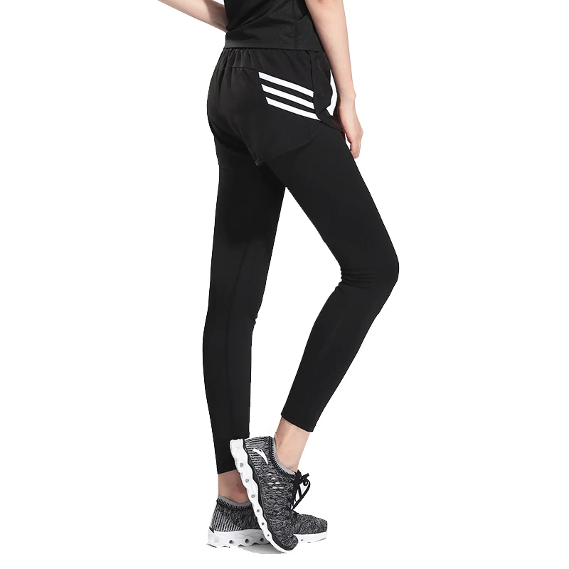 Pro для женщин спортивные брюки из материала стрейч кальсоны йоги тренажерный зал