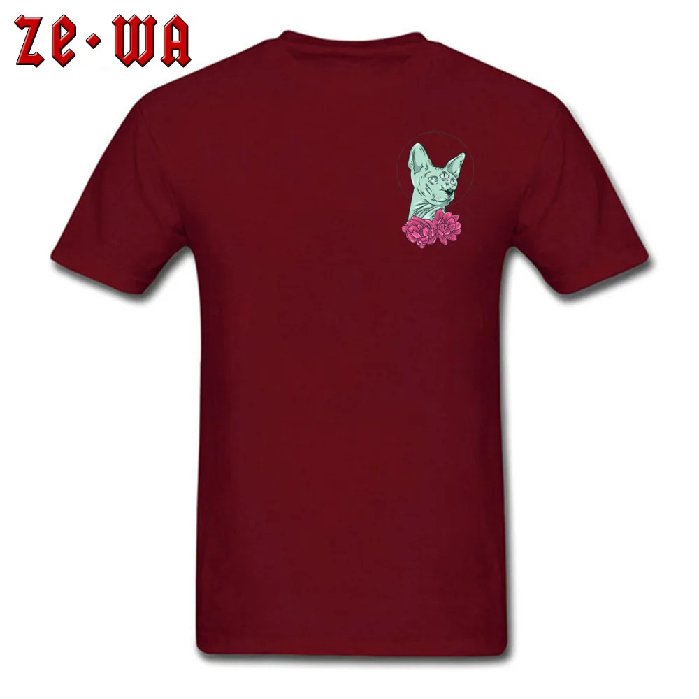 All Seeing футболка Китти Мужская 3D Сфинкс серая одежда с мультяшным принтом Мужские