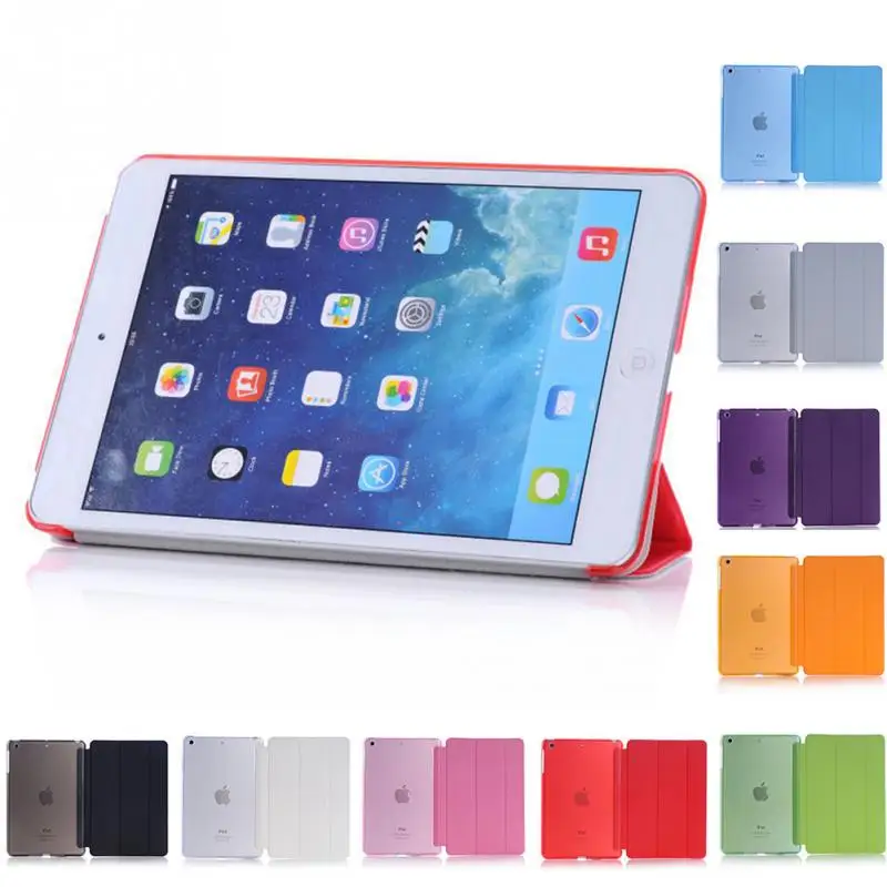 Кожаный чехол для iPad Mini Wake Up Fold Stand Smart Cover Protector 1 2 3 | Компьютеры и офис