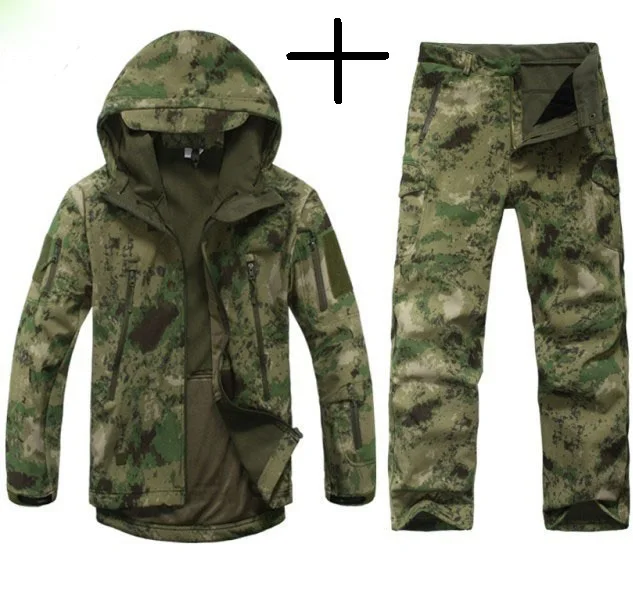 Тактическая тактическая куртка TAD Gear Shark Skin мягкая камуфляжная спортивная