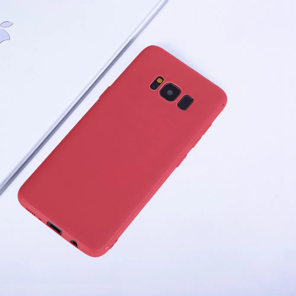 Чехол KACOOL 2019 для Samsung Galaxy S8 чехлы карамельных цветов силиконовые полые Plus мягкий