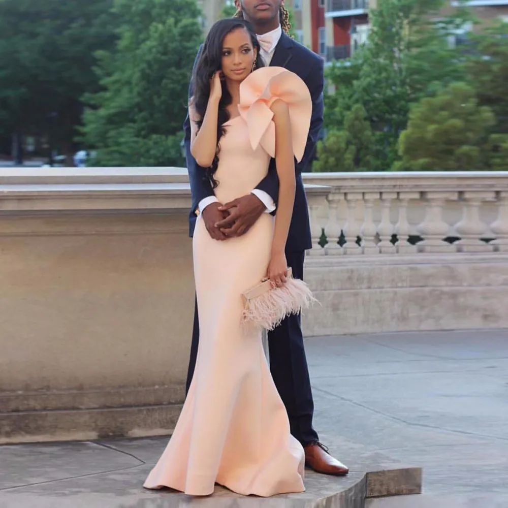 2018 vestido longo Персиковое Пышное длинное платье abiye Robe De Soiree Vestido Festa вечерние платья