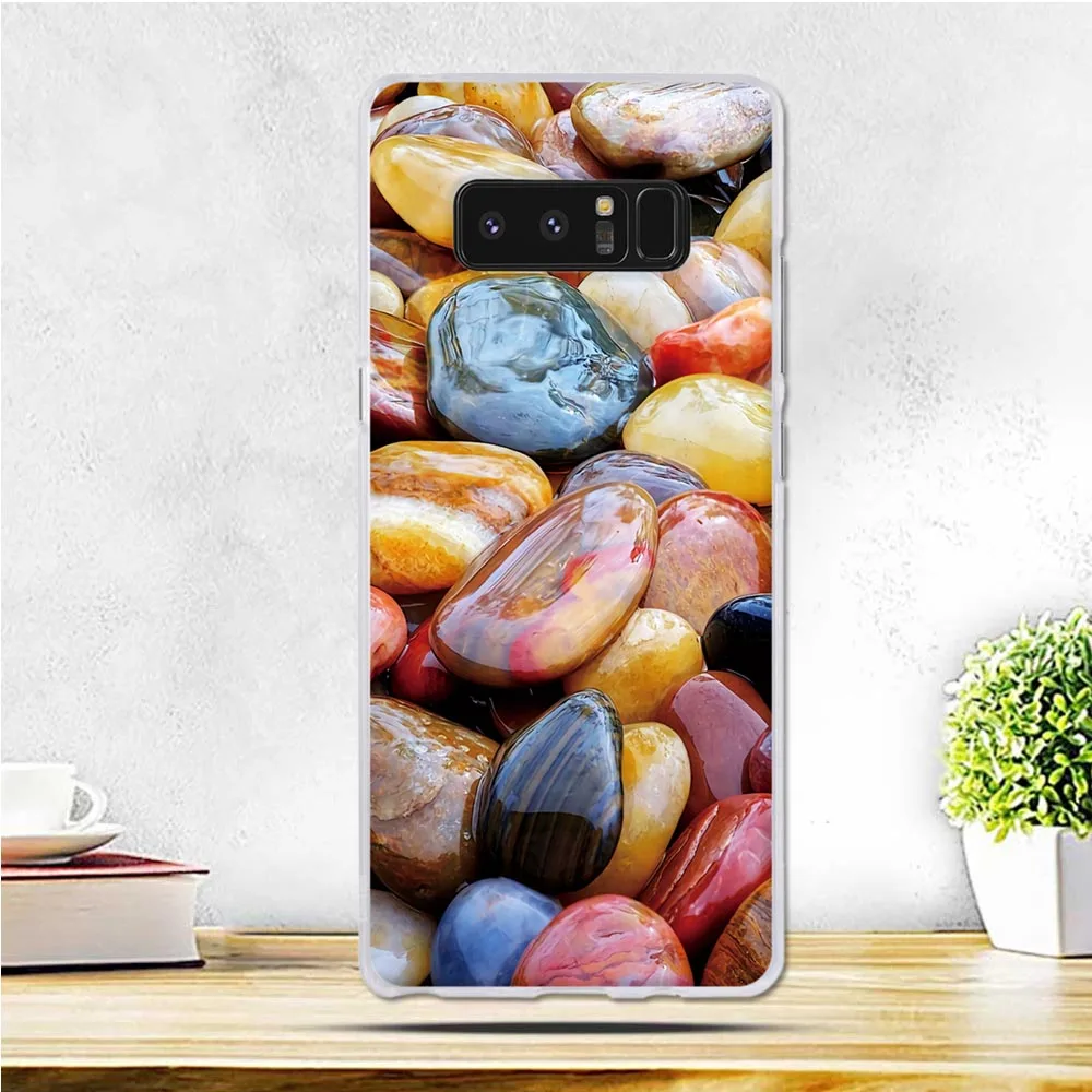 Роскошный мягкий силиконовый чехол для телефона Samsung Galaxy Note 8 N950F тонкий из ТПУ с 3D