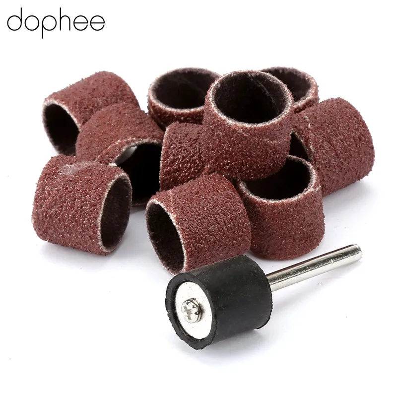 Dophee Dremel аксессуары 12 5 мм зернистость 80 # шлифовальные ленты + 3 17 шлифовальный