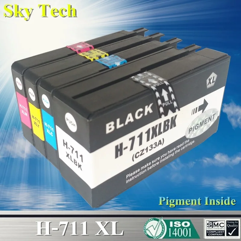 Совместимый чернильный картридж для HP711XL HP 711XL принтера Designjet T120/T520 [пигмент