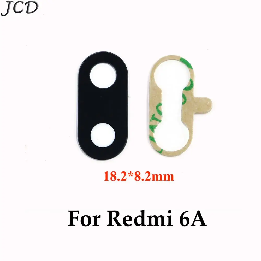 JCD задняя камера стеклянная крышка объектива для Xiaomi Redmi 6A note 6 Pro S2 Y2 2 3 4 4X 5 5A с Ahesive