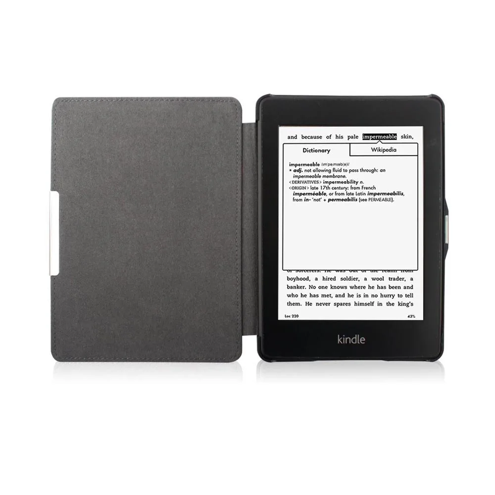 Кожа Смарт обложка книги магнит закрытие для Amazon Kindle Paperwhite 2 3 2016 2015 2014 2013 2012 Case