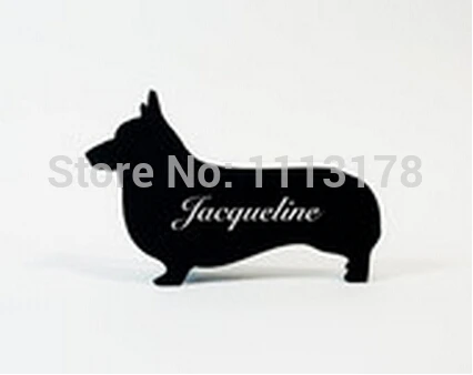 

Corgi Place Cards - Wedding Place Cards, Dog, Escort Cards, Wedding Seating Cardpc001