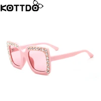 kottdo luxury kids sunglasses square sun glasses children baby eyeglasses boys girls okulary oculos de sol feminino uv400
