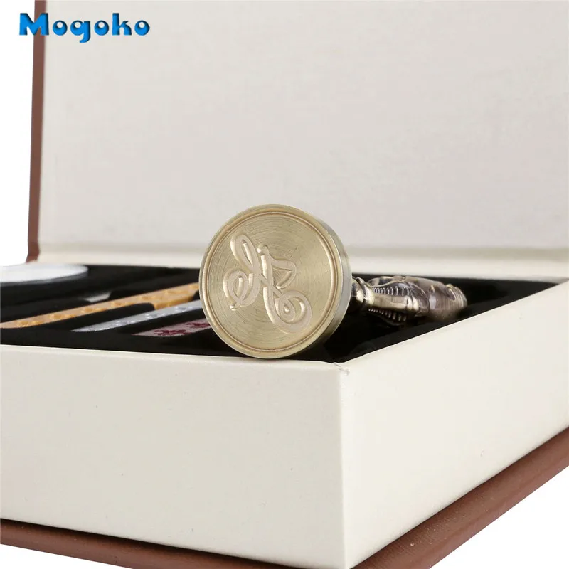 Mogoko Wax печать штемпели классический винтажный стиль латунный цвет античный
