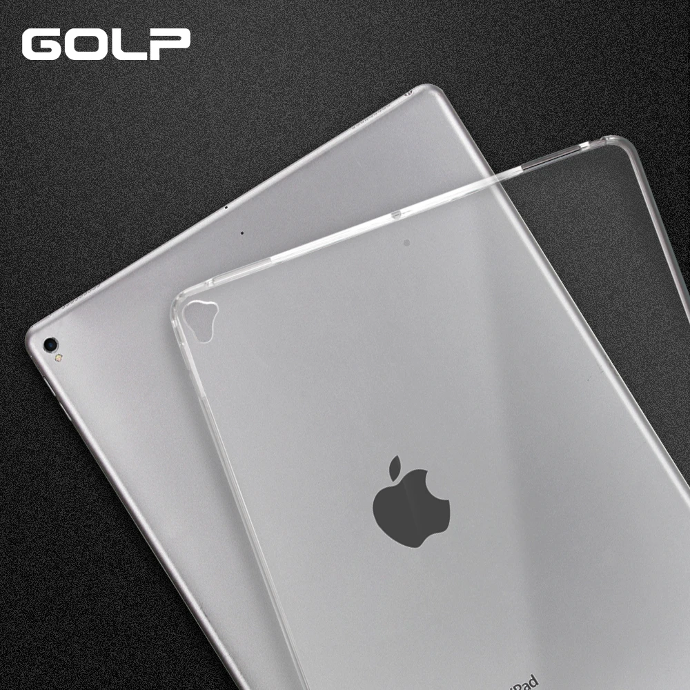 Чехол GOLP для ipad pro 12 9 2017 мягкий чехол из ТПУ дюймов прозрачная защитная задняя