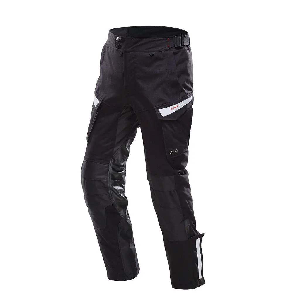 Black Pants DUHAN, лето мотоциклетная куртка Для мужчин Chaqueta Moto дышащая обувь для верховой езды, клетчатая куртка из Ткани Светоотражающий, для мотокросса мотоциклетная куртка защиты - Цвет: Black Pants