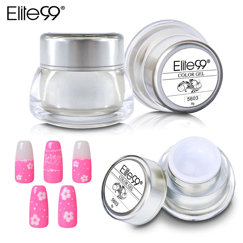 Гель-лак Elite99 для самостоятельного маникюра УФ-гель 3D-дизайна ногтей цветной