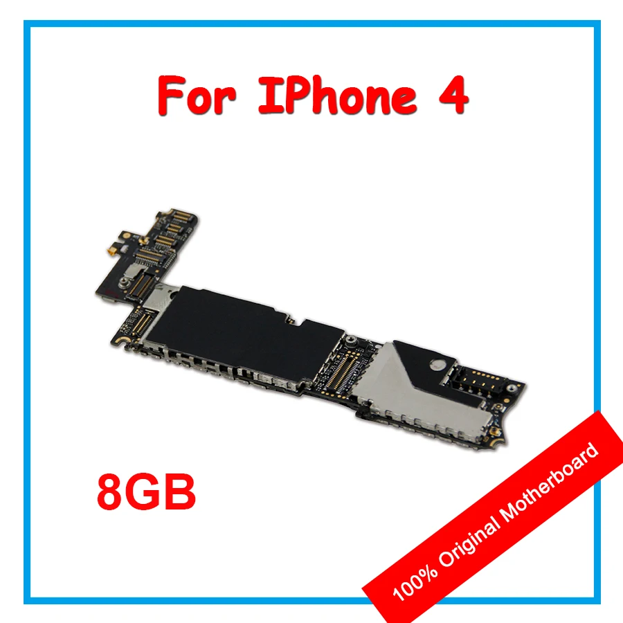 8 ГБ для iPhone 4 оригинальная материнская плата разблокированная материнская плата с полным чипом материнская плата с системой IOS для замены ремонт