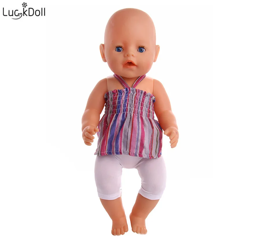 

Stylish New Doll Suit Fit 18 Inch American 43cm Baby Doll Clothes Accessories, The Best Christmas Gift For Children