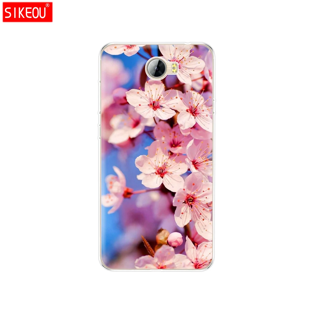 Мягкий силиконовый чехол из ТПУ для Huawei Y5 II Y5 2/Y6 II Compact/Россия Honor 5A LYO-L21 Cat flower - Цвет: 12099