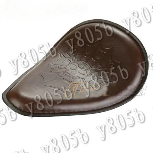 Новое кожаное пружинное сиденье с черепом для Honda Shadow Spirit Sabre Aero ACE Steed VLX 400 600 1100 DLX