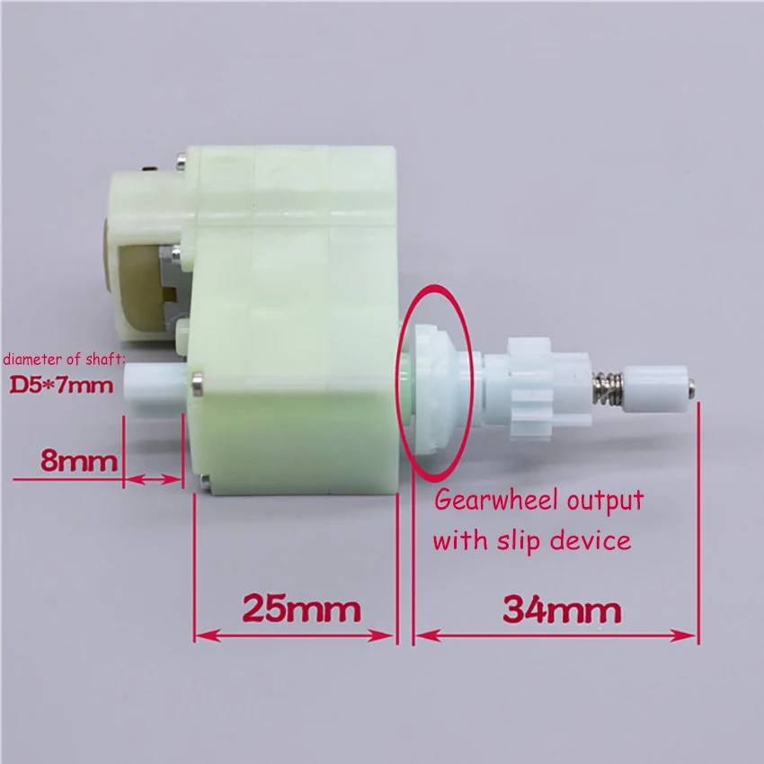 DC3 6V 0.11A 10 20 об/мин Micro Шестерни автоматический мотор без шнуровки высокий крутящий