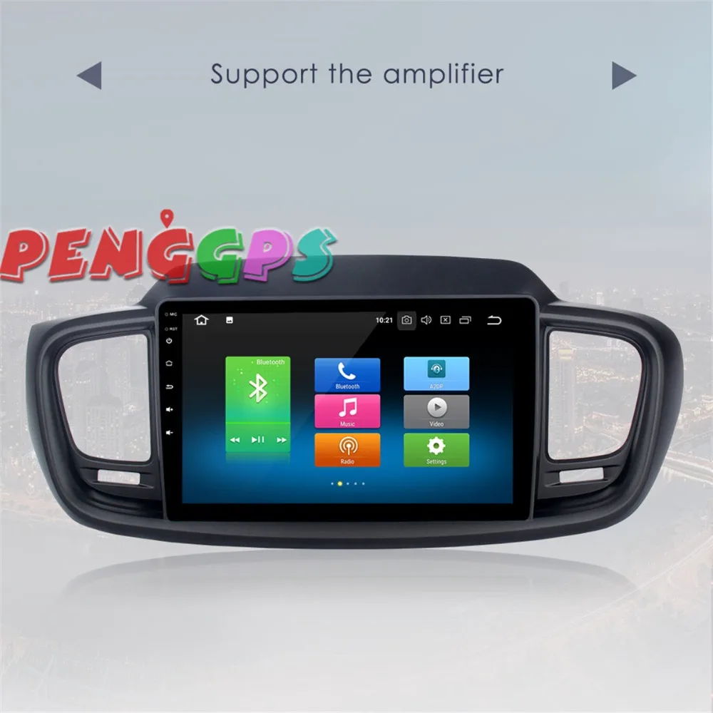 2 din Android 8 0 7 1 автомобильный радиоприемник комплект с gps-навигатором для KIA SORENTO 2015
