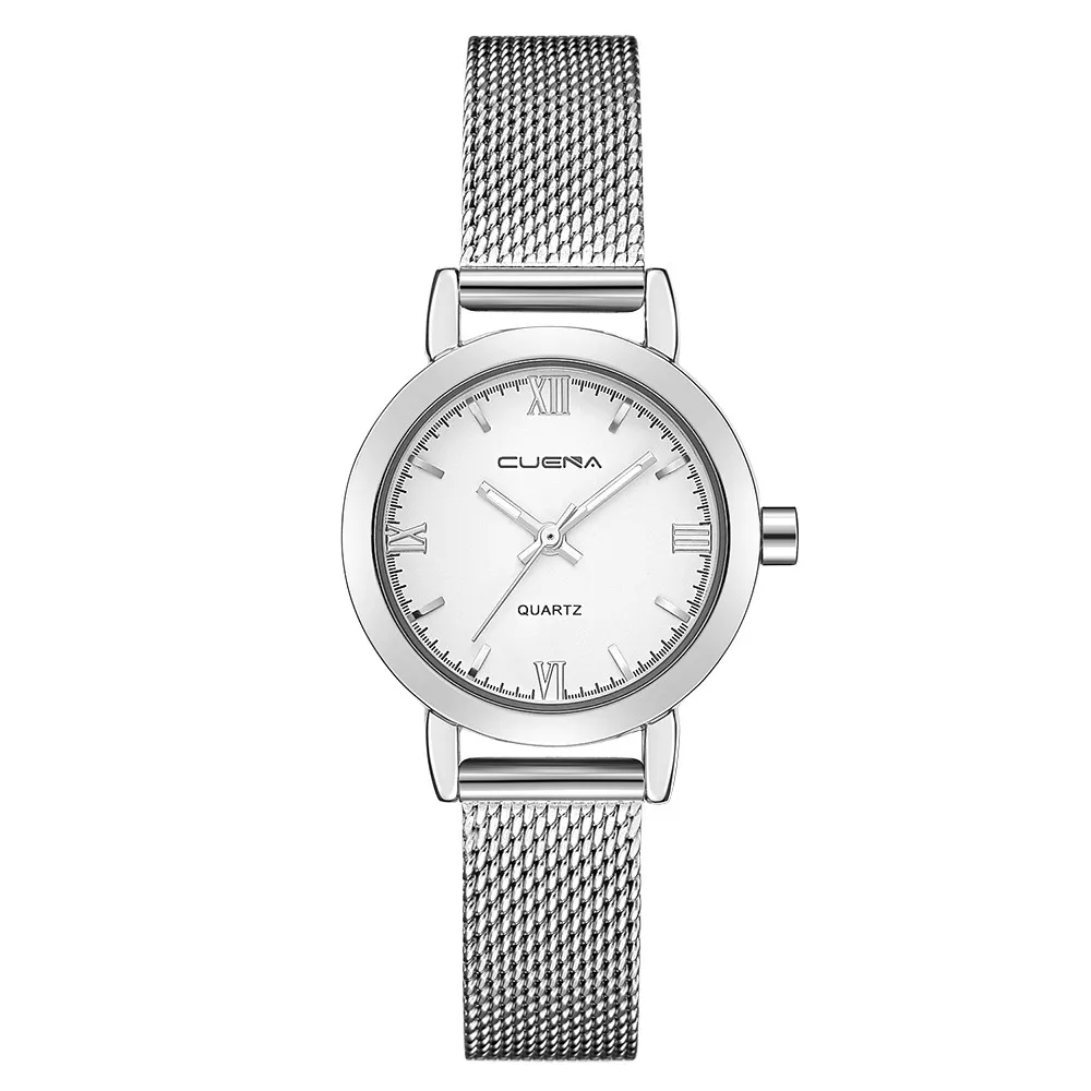 color as show Montre Femme,, Топ бренд, роскошные женские часы, браслет из нержавеющей стали с сеткой, часы, женское платье, кварцевые часы, Relogio Feminino - Цвет: color as show