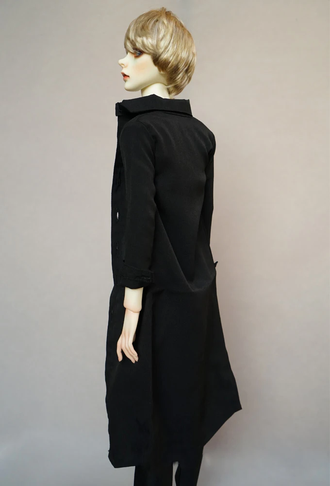 Кукольное платье BJD подходит для 1/3 1/4 SD MSD размер куклы черная индивидуальная