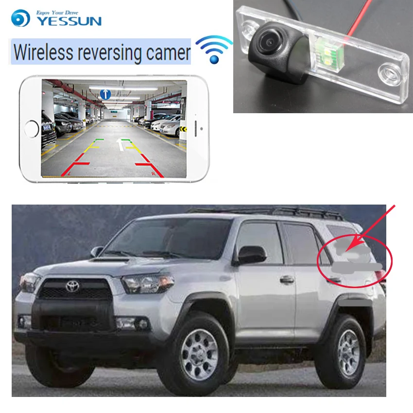 YESSUN новая Автомобильная камера для Toyota 4runner SW4 Hilux Surf 2002 ~ 2010 CCD ночного видения