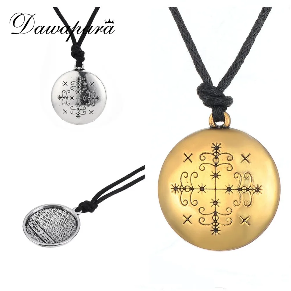 Dawapara Papa Legba Voodoo Orisha Loa Orixia Veve кулон Death ювелирные изделия Амулет ожерелье