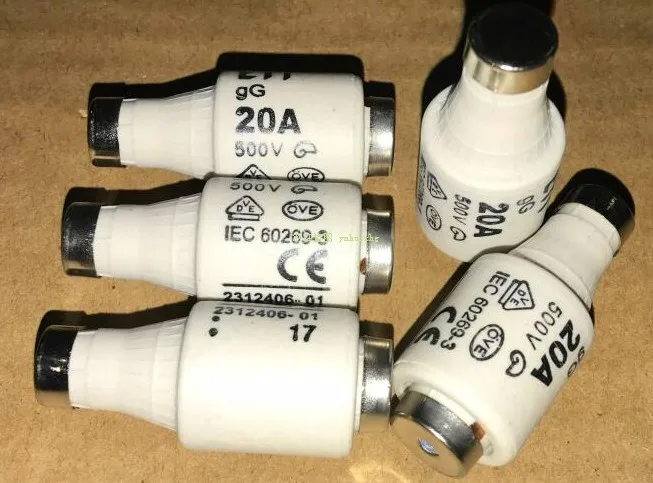 Предохранители: ETI DII 20A 500V 2312406 / 16A 2312405 25A 2312407 500Vac gL/gG|Перемычки| |