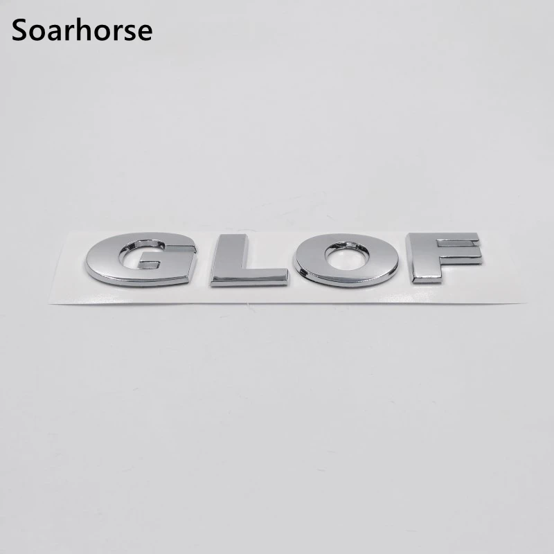 Soarhorse Новый стиль для Volkswagen Golf слово логотип автомобиля задний багажник эмблема